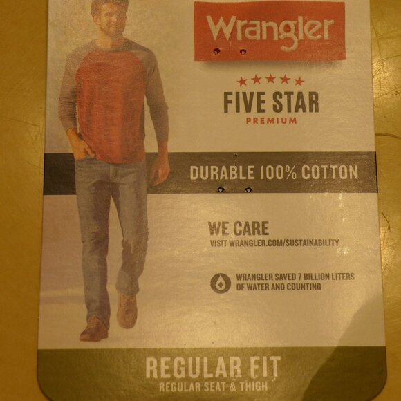 Wrangler® Five Star Premium Denim Regular Fit Jeans  Quartz Dark Rinse (96501QS) - Picture 4 of 4